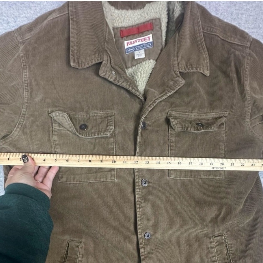 VTG Y2K Old Navy Painters Coat
Mens Large Brown Corduroy
Sherpa Lined - Picture 7 of 9